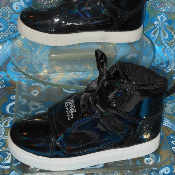 SHOE BEATZ BLACK LACE UP BOOTS SIZE 3 MEDIUM - Picture 1 of 7